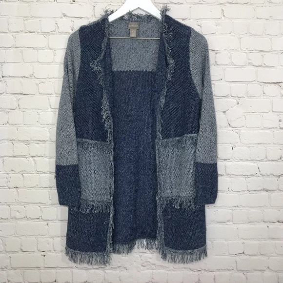 Chico's Sweaters - Chico's Frayed Cardigan Sweater